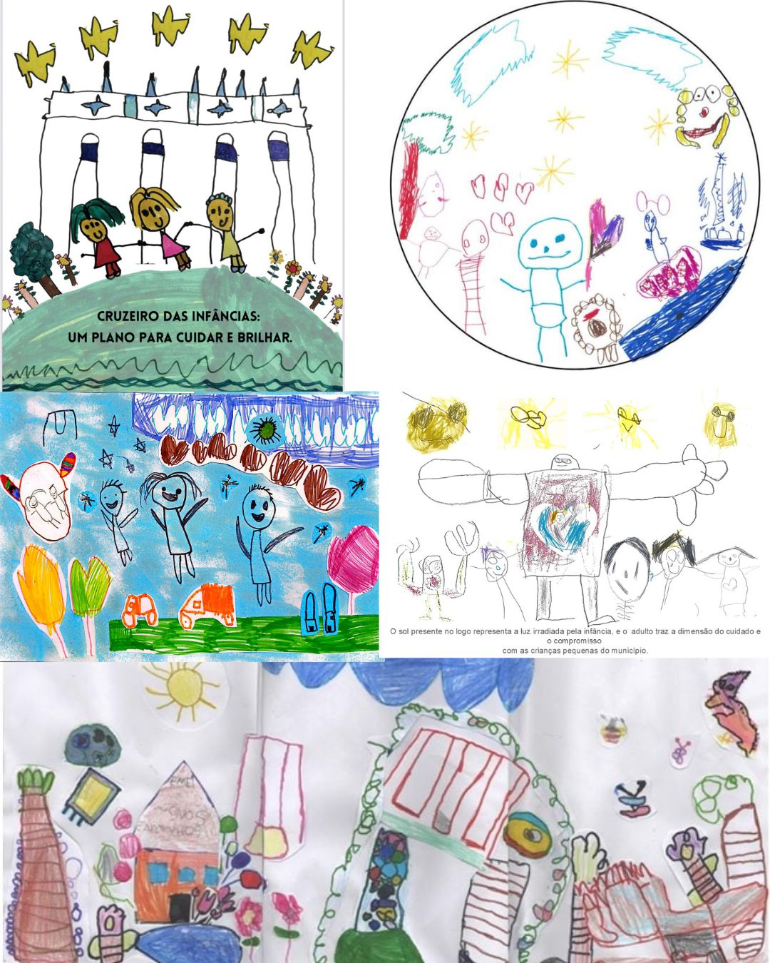 cruzeiro_infancias Foto: Ilustrativa | Montagem exibe os cinco desenhos que estão concorrendo