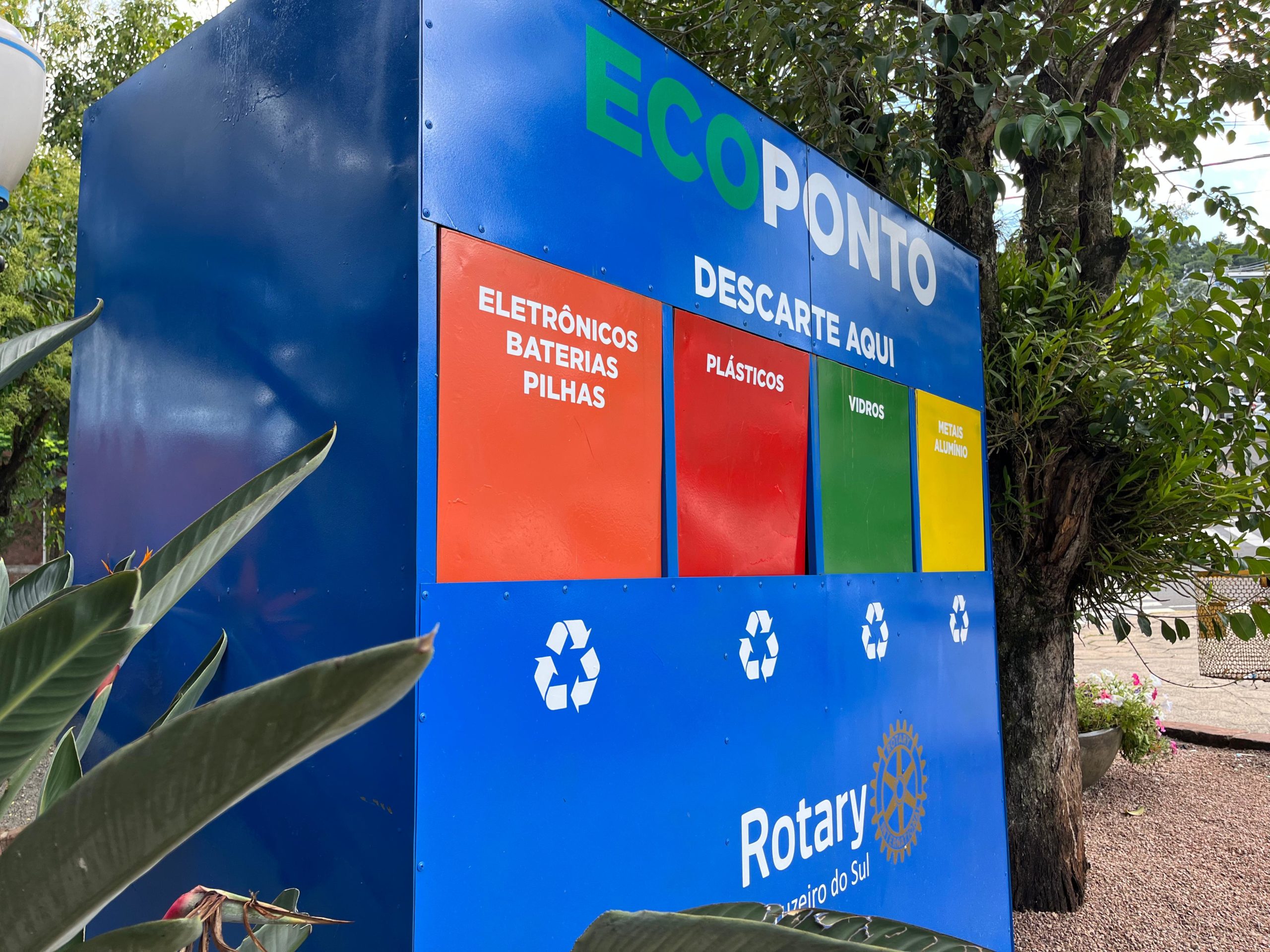 EcoPonto instaldo pelo Rotary Foto: Marcio Steiner