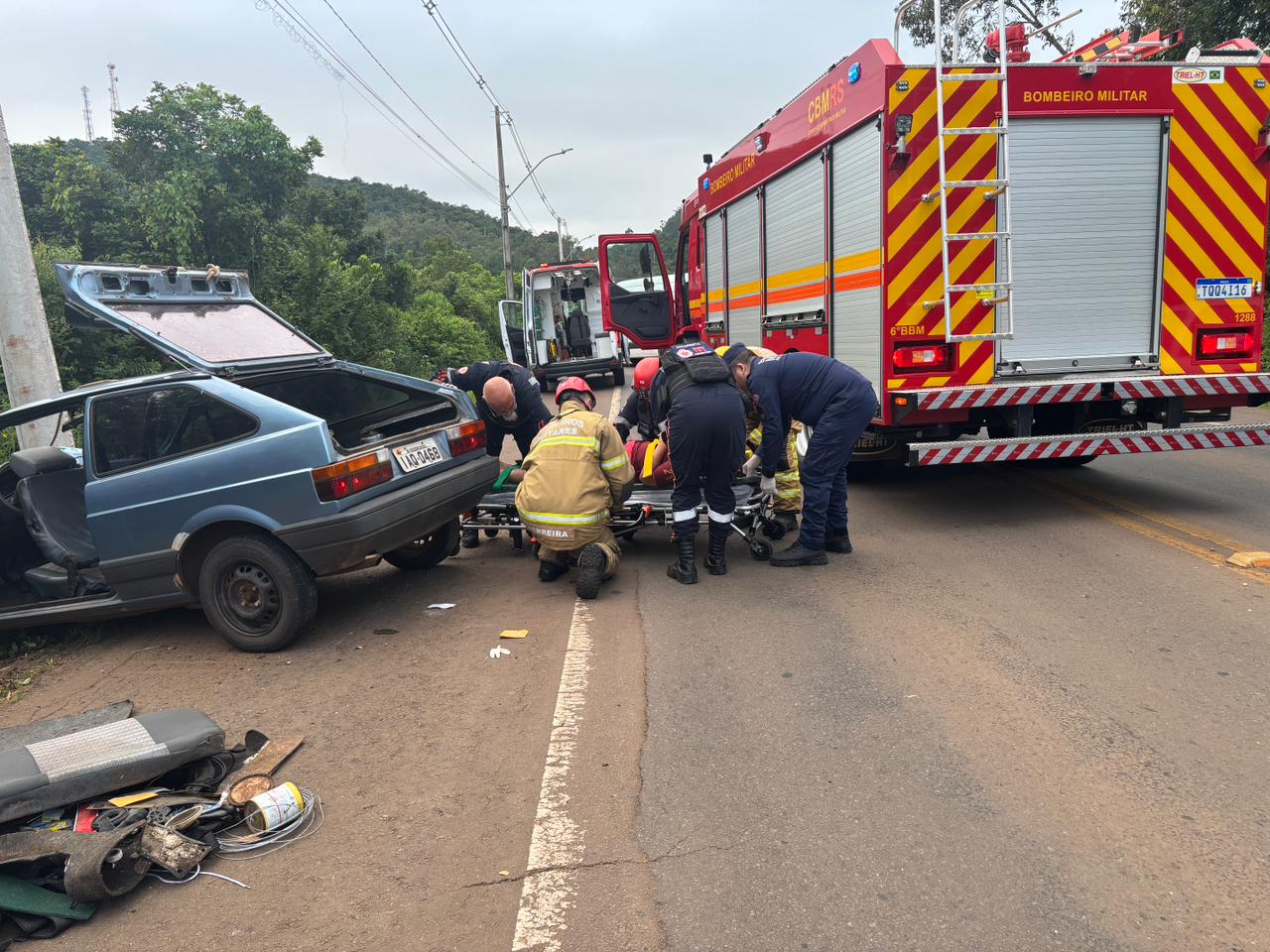 acidente 130 Foto: Joel Alves/Rádio Independente