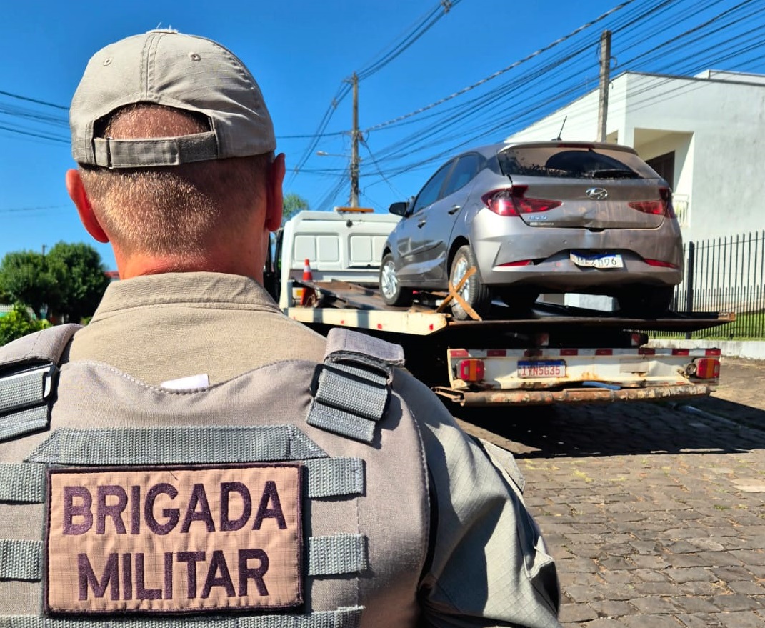 Brigada Militar recupera em Lajeado automóvel furtado em Cruzeiro do Sul